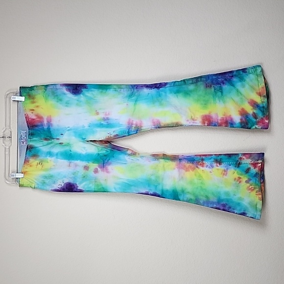 Free People Pants - Free People Tie Dye Flares